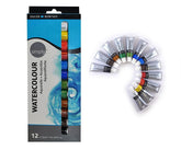Daler Rowney Simply Transparent Watercolor Tubes Set 12 Colors